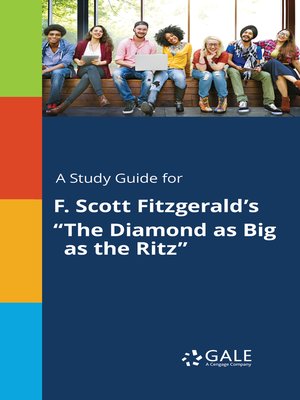 cover image of A Study Guide for F. Scott Fitzgerald's "The Diamond as Big as the Ritz"